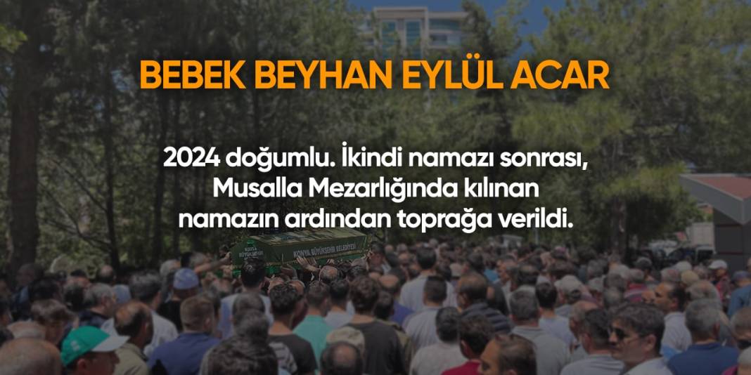 Konya'da bugün vefat edenler | 17 Eylül 2024 13